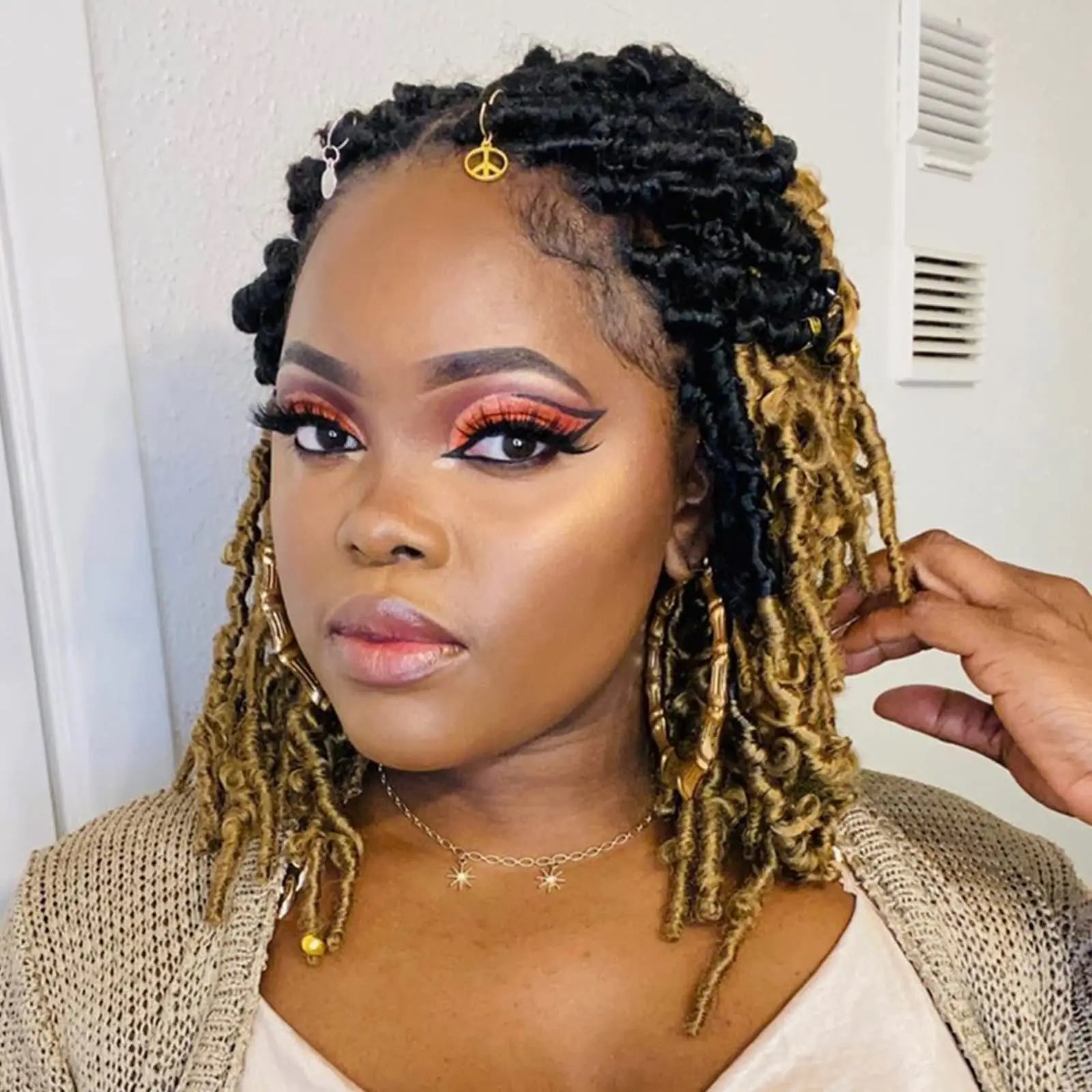 ( US ONLY) FAST SHIPPING DBL | Toyotress® Butterfly Locs Pre-Looped Distressed Locs Braiding Synthetic Crochet Hair Extensions Toyotress